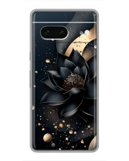 Чехол для Google Pixel 7 с картинкой «Черный лотос»