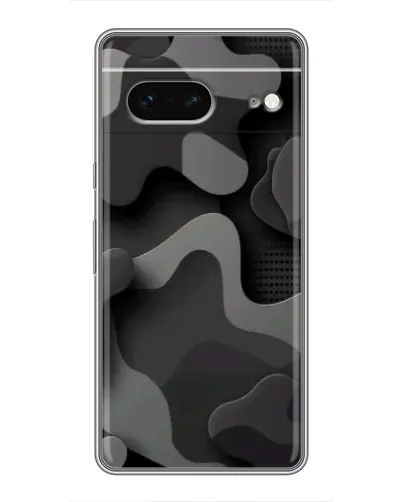 Чехол для Google Pixel 7 с картинкой «Темный абстрактный камуфляж»