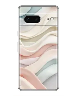 Чехол для Google Pixel 7 с картинкой «Пастельные нежные волны»
