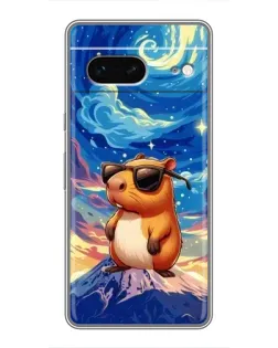Чехол для Google Pixel 7 с картинкой «Капибара Ван Гога»