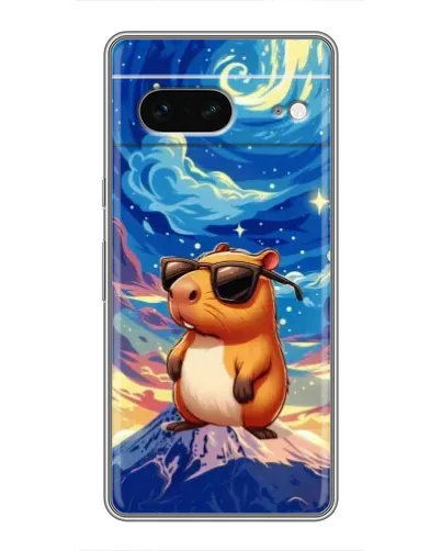 Чехол для Google Pixel 7 с картинкой «Капибара Ван Гога»