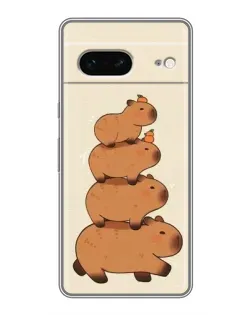 Чехол для Google Pixel 7 с картинкой «Башня из капибар»