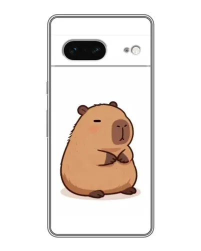 Чехол для Google Pixel 7 с картинкой «Толстенькая капибара»