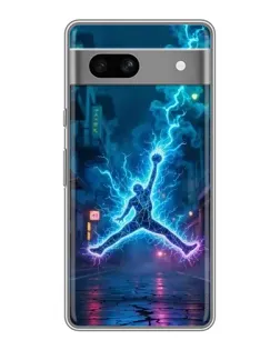 Чохол для Google Pixel 7A з картинкою «Jordan Gold Jumpman»
