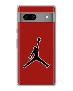 Чохол для Google Pixel 7A з картинкою «Jordan Red Back»