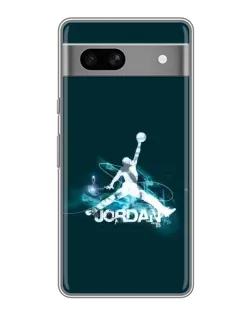 Чохол для Google Pixel 7A з картинкою «Jordan Blue Fire»