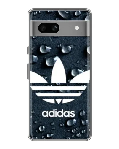 Чохол для Google Pixel 7A з картинкою «Adidas Trefoil Blue»