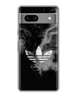 Чохол для Google Pixel 7A з картинкою «Абстрактний дим Adidas»