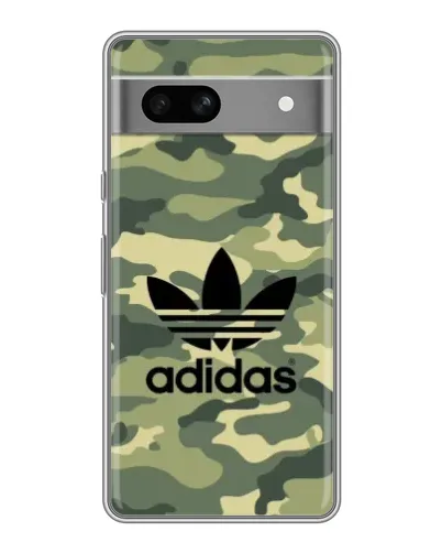 Чохол для Google Pixel 7A з картинкою «Мілітарі стиль Adidas»
