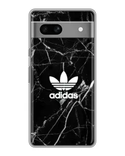 Чохол для Google Pixel 7A з картинкою «Білий мармур Adidas»