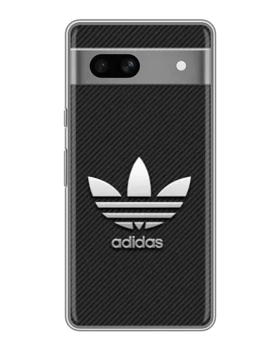 Чохол для Google Pixel 7A з картинкою «Adidas Карбонова текстура»