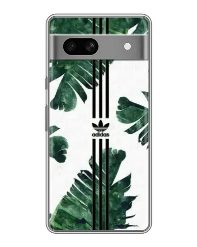 Чохол для Google Pixel 7A з картинкою «Пальмове листя адідас»