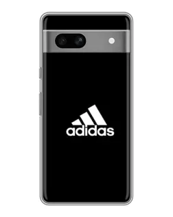 Чохол для Google Pixel 7A з картинкою «Чорна класика Adidas»
