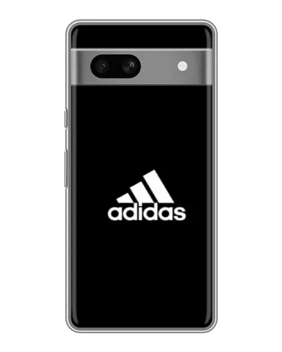 Чохол для Google Pixel 7A з картинкою «Чорна класика Adidas»