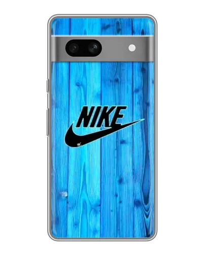 Чехол для Google Pixel 7A с картинкой «Голубое дерево Nike»