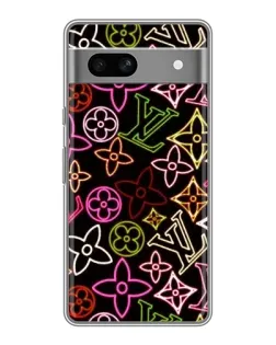Чохол для Google Pixel 7A з картинкою «Неоновий мікс Nike»