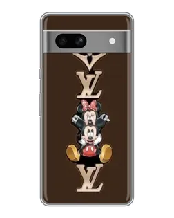 Чохол для Google Pixel 7A з картинкою «LV та Міккі Маус»