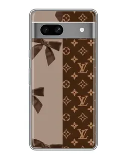 Чохол для Google Pixel 7A з картинкою «Louis Vuitton — банти»