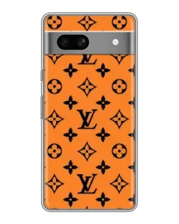 Чохол для Google Pixel 7A з картинкою «Помаранчевий стиль LV»