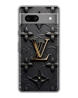 Чохол для Google Pixel 7A з картинкою «Шкіряна текстура LV»