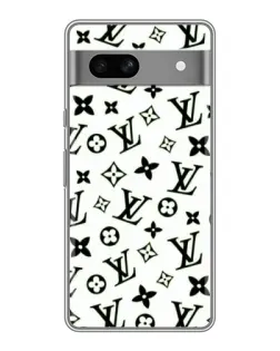 Чохол для Google Pixel 7A з картинкою «Монохромний хаос LV»