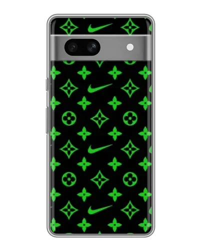 Чохол для Google Pixel 7A з картинкою «Неоновий принт LV»