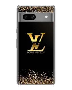 Чохол для Google Pixel 7A з картинкою «LV — золоті іскри»