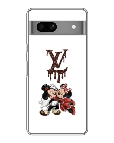 Чохол для Google Pixel 7A з картинкою «LV та Міккі Маус»