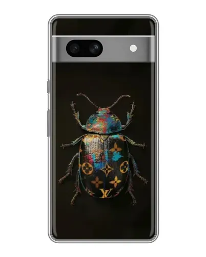 Чохол для Google Pixel 7A з картинкою «LV — мармуровий принт»