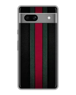 Чехол для Google Pixel 7A с картинкой «Gucci — неоновая линия»