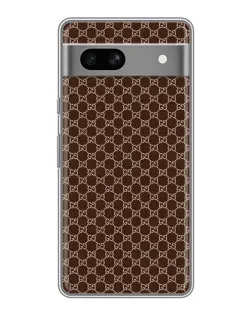 Чохол для Google Pixel 7A з картинкою «Gucci — шоколадна сітка»