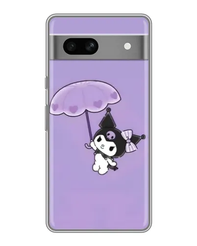 Чохол для Google Pixel 7A з картинкою «Kuromi з парасолькою»