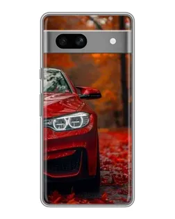 Чехол для Google Pixel 7A с картинкой «Осенняя BMW M4»
