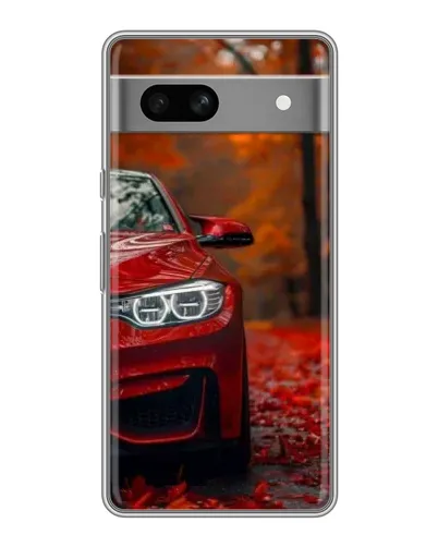 Чехол для Google Pixel 7A с картинкой «Осенняя BMW M4»