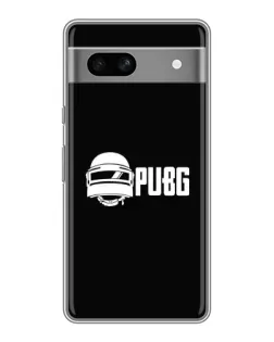 Чехол для Google Pixel 7A с картинкой «PUBG — классический лого»