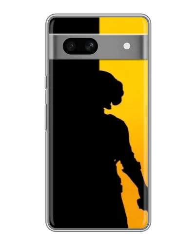 Чехол для Google Pixel 7A с картинкой «Тень воина PUBG»