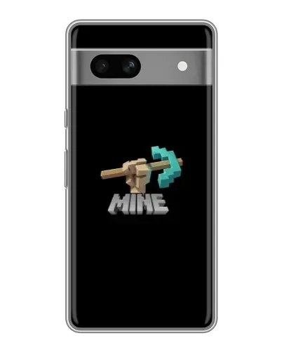 Чехол для Google Pixel 7A с картинкой «Алмазная кирка»