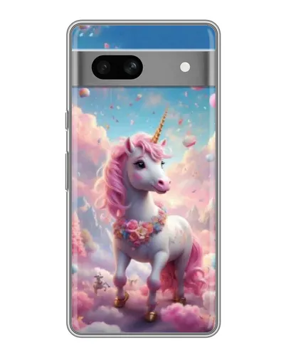 Чохол для Google Pixel 7A з картинкою «Єдиноріг серед хмар»