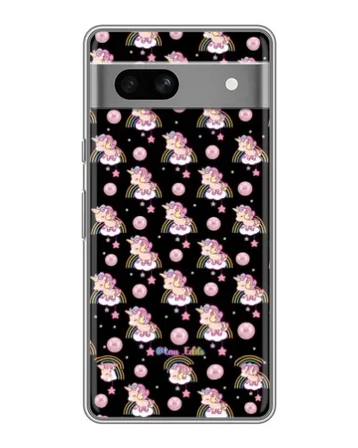 Чохол для Google Pixel 7A з картинкою «Magic Unicorn паттерн»
