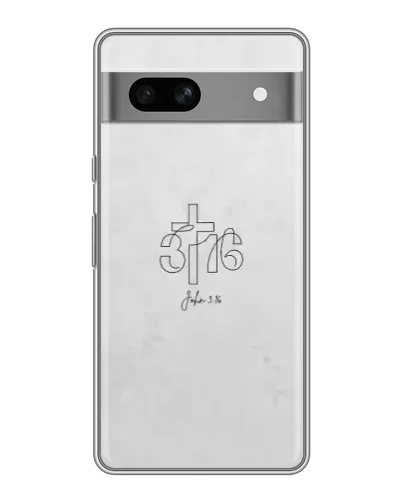 Чохол для Google Pixel 7A з картинкою «Івана 3:16 Хрест»
