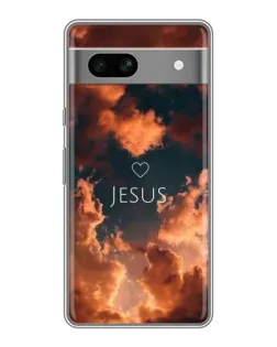 Чохол для Google Pixel 7A з картинкою «Сяйво Імені Jesus»