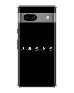 Чохол для Google Pixel 7A з картинкою «Крапки віри J.E.S.U.S.»