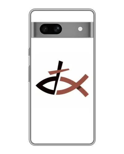 Чохол для Google Pixel 7A з картинкою «Риба та хрест»
