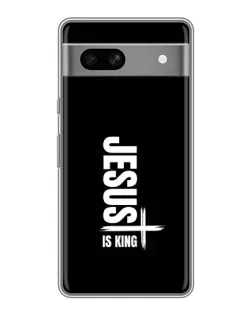 Чохол для Google Pixel 7A з картинкою «Вертикаль віри Jesus»