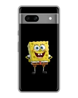 Чохол для Google Pixel 7A з картинкою «Класичний Губка Боб»