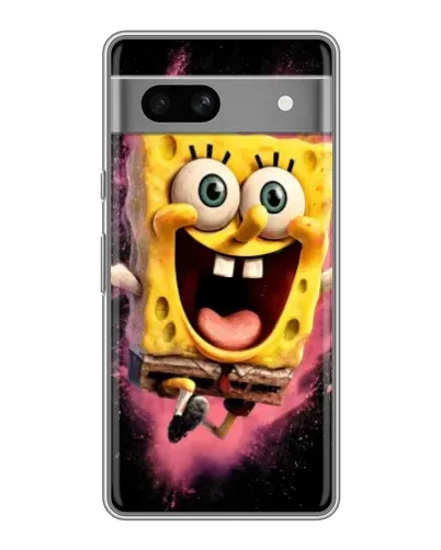 Чохол для Google Pixel 7A з картинкою «Вибуховий Спанч Боб»