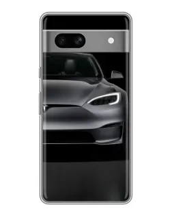 Чохол для Google Pixel 7A з картинкою «Tesla Model S Look»