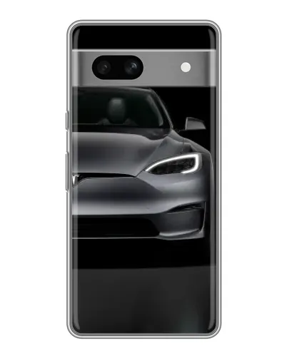 Чехол для Google Pixel 7A с картинкой «Tesla Model S Look»