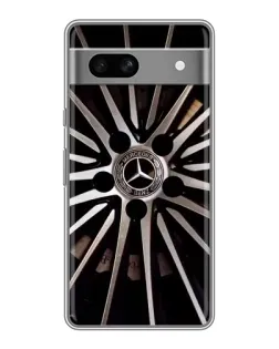 Чехол для Google Pixel 7A с картинкой «Диск Mercedes»