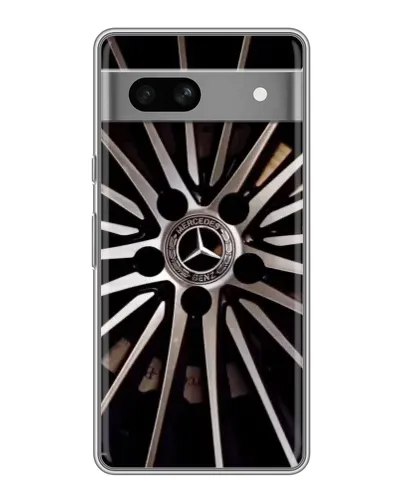 Чехол для Google Pixel 7A с картинкой «Диск Mercedes»